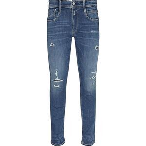 Replay Mens Anbass Cotton Slim Jeans / Blue